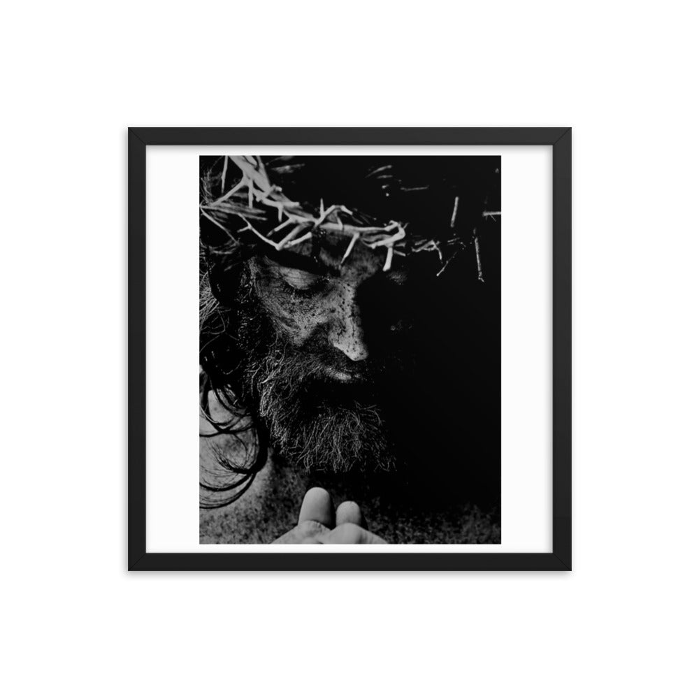 Framed photo paper poster