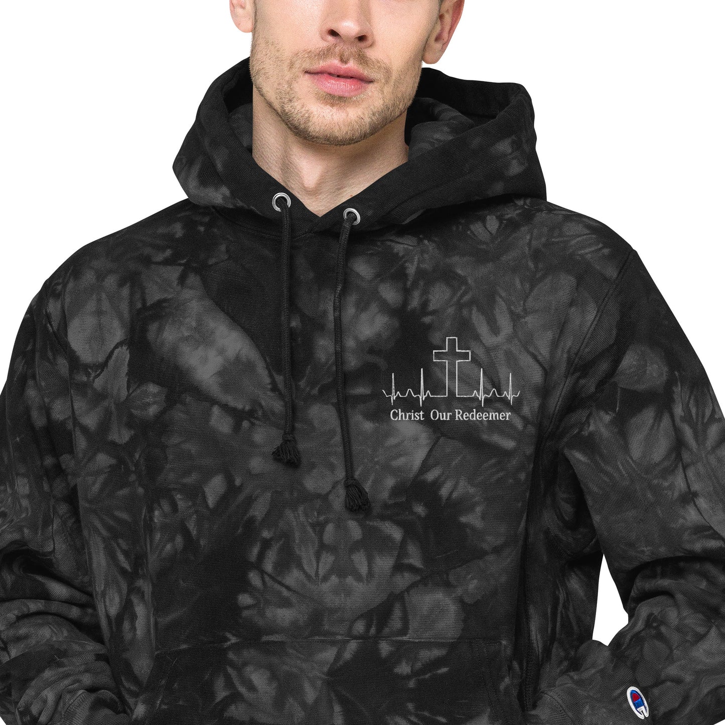 Unisex Champion tie-dye hoodie