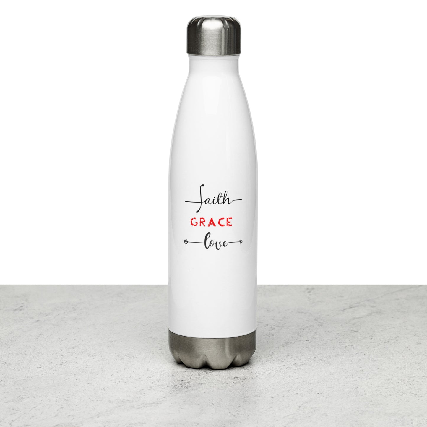 Stainless steel water bottle